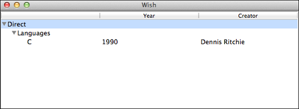 Treeview Widget2