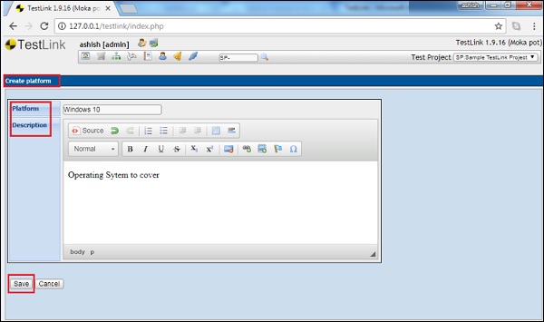 Step4 Add Platform