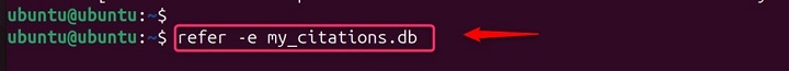Adding Citations to Database Using grefer