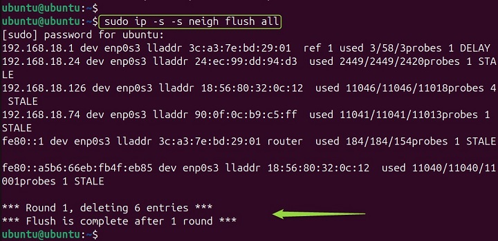 arp Command Linux 7