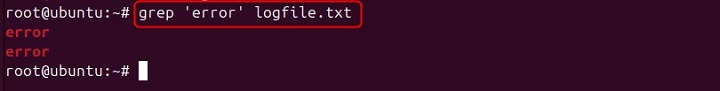Basic Search in a File Using grep