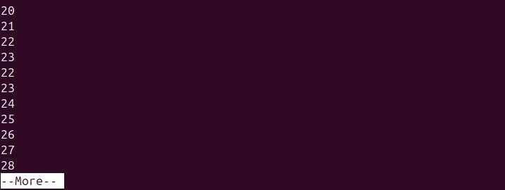 bzmore Command in Linux2