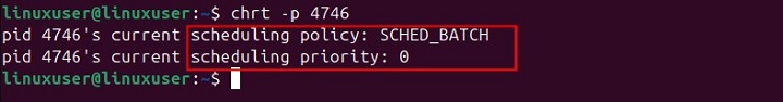 Change Current Scheduling Policy to SCHED_BATCH 2