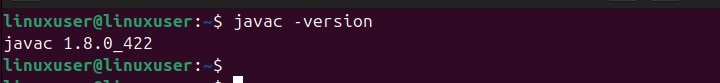 How do you check if Javac is installed in Linux?