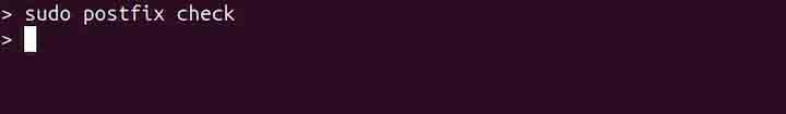 Checking the Postfix Configuration