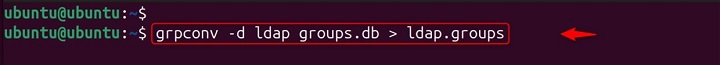 Convert from Group Database to LDAP Format