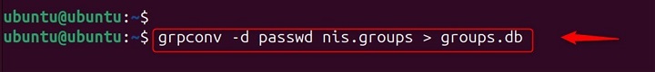 Convert from NIS Format to Group Database