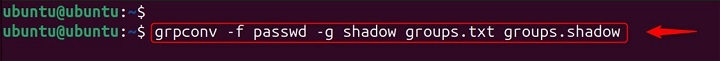 Convert Group File of grpconv Command
