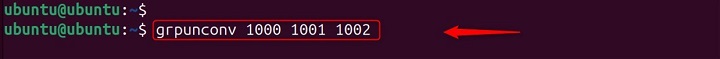 Converting Multiple GID Using grpunconv