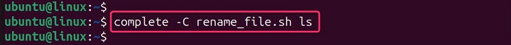 Custom Completion Definition
