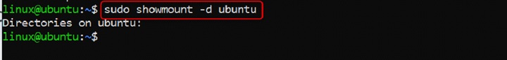 Displaying Only Mounted Directories Using showmount