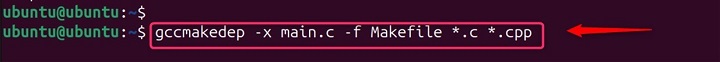 Excluding files using gccmakedep