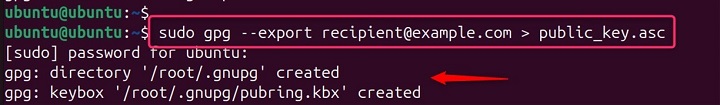 Exporting a Key Using gpg.ru