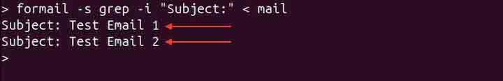 formail Command in Linux2