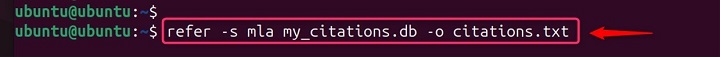 Formatting Citations Using grefer