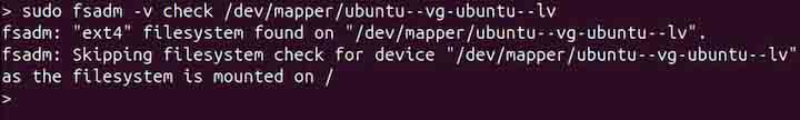 fsadm Command in Linux2