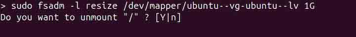 fsadm Command in Linux5
