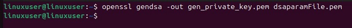 gendsa Command in Linux6