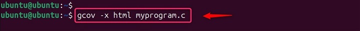 Generate HTML report Using gcov