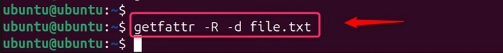 getfattr Command in Linux6
