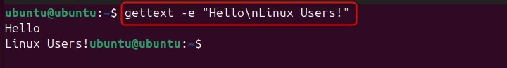 gettext Command in Linux4