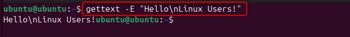 gettext Command in Linux5