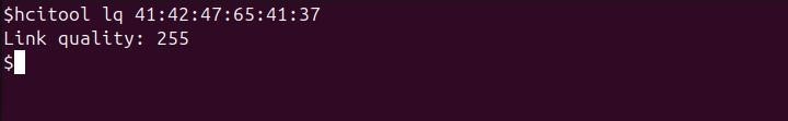 hcitool Command in Linux4