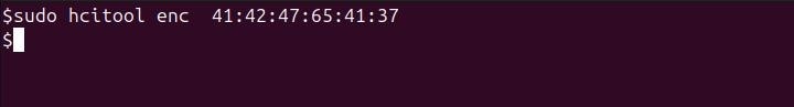 hcitool Command in Linux8