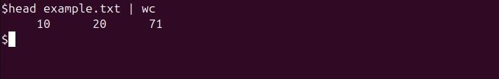 head Command in Linux10
