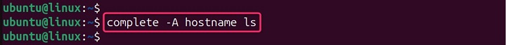 Host Name Completion