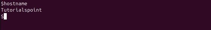hostname Command in Linux1