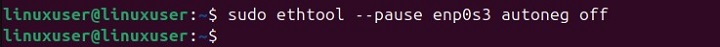 How to Modify PAUSE Parameters Using ethtool