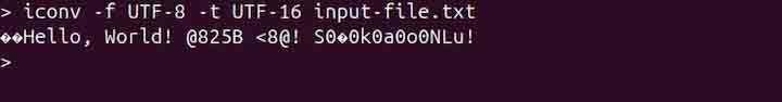 iconv Command in Linux4