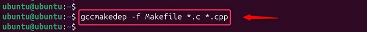 Integration with make using gccmakedep
