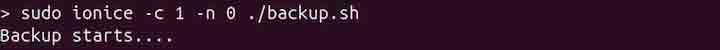 ionice Command in Linux5