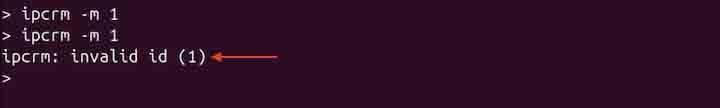 ipcrm Command in Linux2