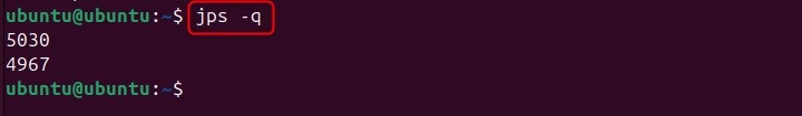 jps Command in Linux2