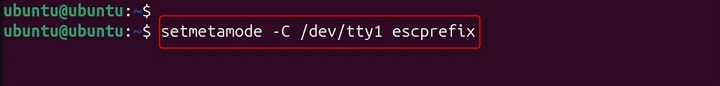Key for a Specific Virtual Terminal