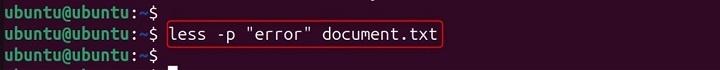 less Command in Linux4