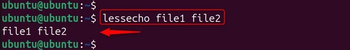 lessecho Command in Linux1