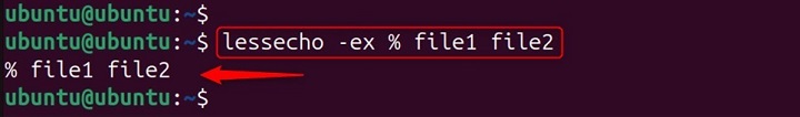 lessecho Command in Linux3