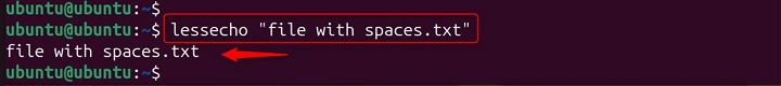 lessecho Command in Linux7