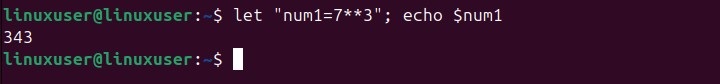 let Command in Linux10