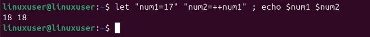 let Command in Linux3
