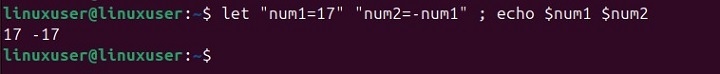 let Command in Linux4