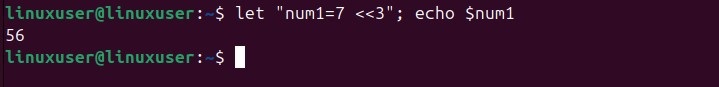 let Command in Linux6