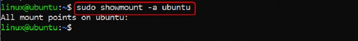 Listing Connected Clients and Mounted Directories Using showmount
