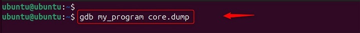 Loading a Core Dump