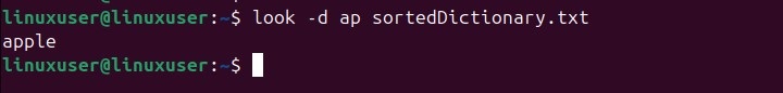 look Command in Linux9