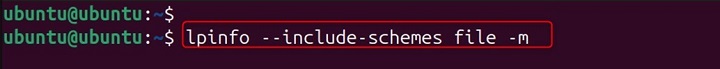 lpinfo Command in Linux11